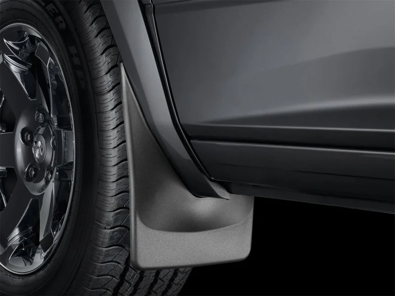 WeatherTech 2016 Toyota Tacoma No Drill Front & Rear Mudflaps - Models without Fender Flares - Side View