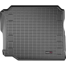 WeatherTech 2018+ Jeep Wrangler Unlimited JL w/Subwoofer Cargo Liners - Black - Side View
