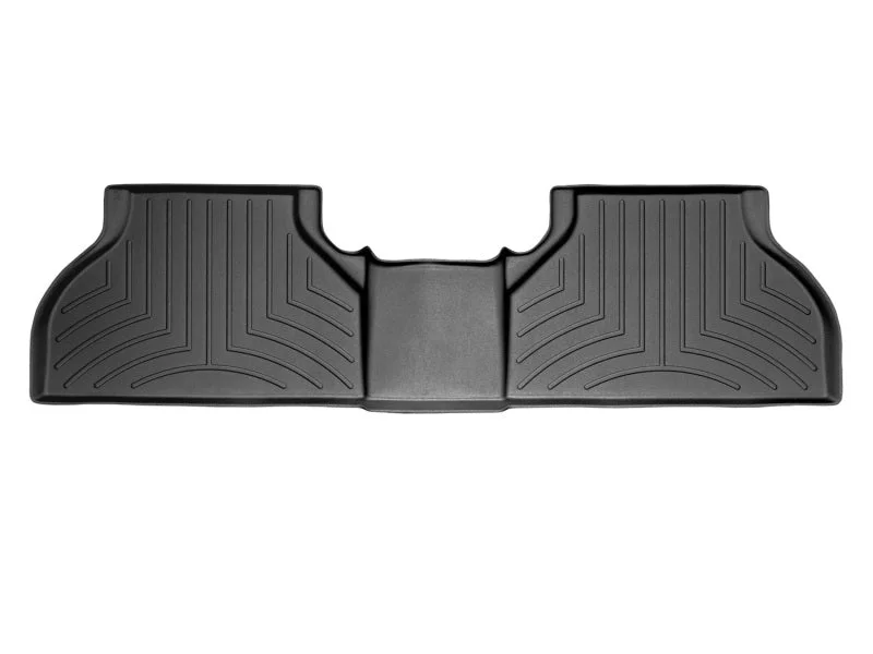 WeatherTech 14+ Toyota Tundra CrewMax Rear FloorLiners - Black - Side View