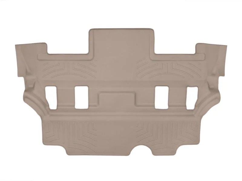 WeatherTech 15 Chevy Tahoe (Fits Vehicles with 2nd Row Bucket Seats) Rear FloorLiner - Tan - Side View