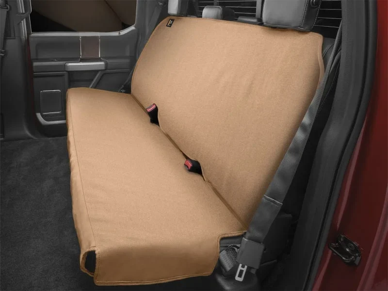 WeatherTech 56in W x 19.5in Depth x 22.5in H Seat Protector - Grey - Installation View