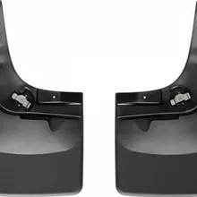 WeatherTech 08-10 Ford F250/F350 No Drill Mudflaps - Black - Side View