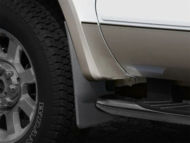 WeatherTech 08-10 Ford F250/F350 No Drill Mudflaps - Black - Additional View 6