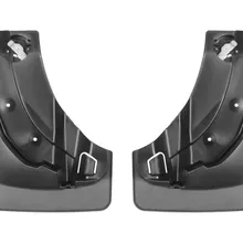 WeatherTech 11+ Ford Explorer No Drill Front Mudflaps - Back View