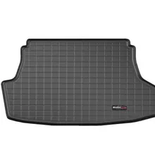WeatherTech 07-11 Toyota Yaris Sedan Cargo Liners - Black - Back View