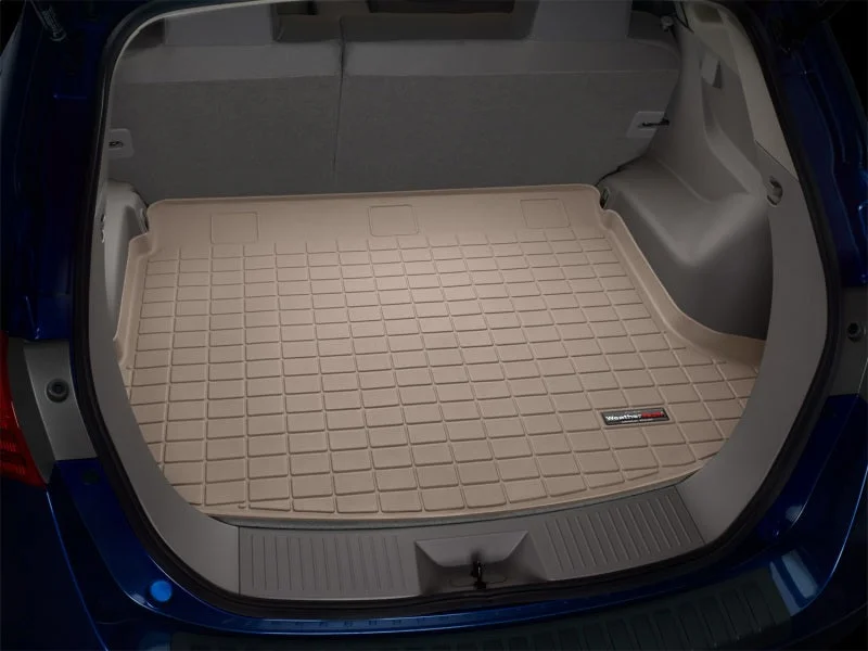 WeatherTech 09+ Toyota Venza Cargo Liners - Tan - Installation View