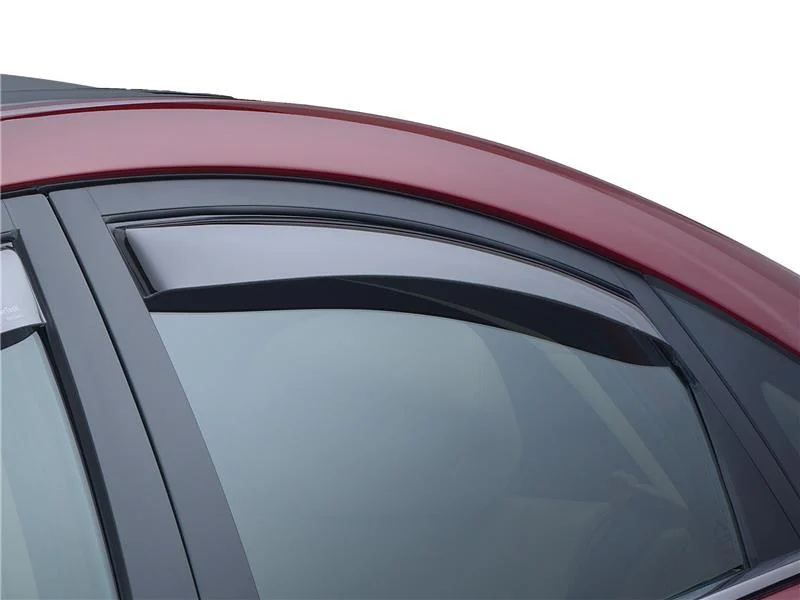 WeatherTech 06-10 Dodge Charger Rear Side Window Deflectors - Dark Smoke - Side View