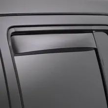 WeatherTech 06-10 Dodge Charger Rear Side Window Deflectors - Dark Smoke - Back View
