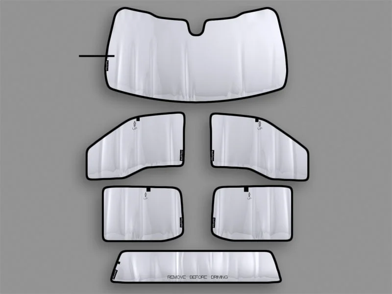 WeatherTech 2015+ Ford F-150 SuperCrew TechShade Full Vehicle Kit - Installation View