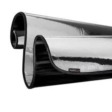 WeatherTech 07-13 Mercedes-Benz Sprinter Van SunShade - Silver / Black - Side View