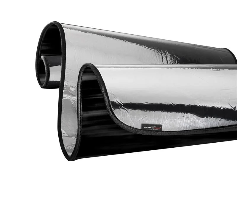 WeatherTech 07-13 Mercedes-Benz Sprinter Van SunShade - Silver / Black - Side View