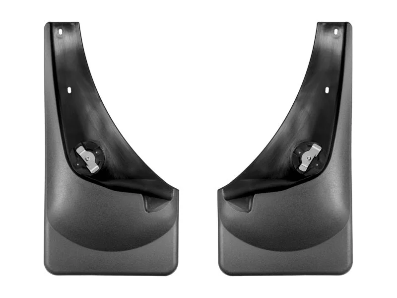 WeatherTech 99-07 Ford F-Series Super Duty No Drill Mudflaps - Black - Installation View