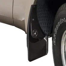 WeatherTech 99-07 Ford F-Series Super Duty No Drill Mudflaps - Black - Additional View 5