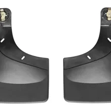 WeatherTech 04-12 Ford F150 Reg/Sup/CrewCab No Drill Mudflaps - Black - Installation View