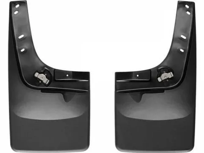 WeatherTech 04-12 Ford F150 Reg/Sup/CrewCab No Drill Mudflaps - Black - Side View