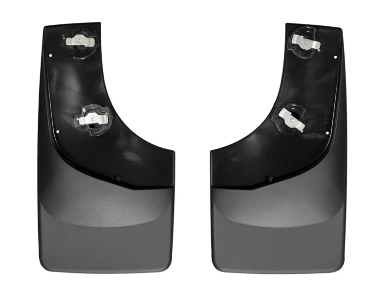 WeatherTech 04-12 Ford F150 Reg/Sup/CrewCab No Drill Mudflaps - Black - Installation View