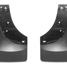 WeatherTech 07 Chevrolet Silverado Classic No Drill Mudflaps - Black - Side View