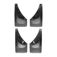 WeatherTech 00-06 Chevrolet Suburban No Drill Mudflaps - Black - Back View