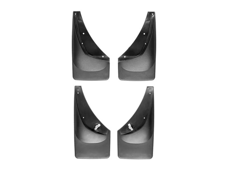 WeatherTech 00-06 Chevrolet Suburban No Drill Mudflaps - Black - Back View