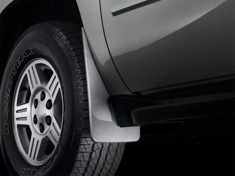 WeatherTech 07+ Chevrolet Avalanche No Drill Mudflaps - Black - Additional View 5