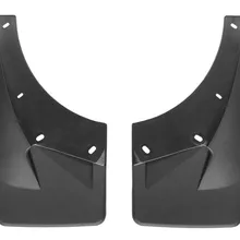 WeatherTech 07+ Chevrolet Avalanche No Drill Mudflaps - Black - Additional View 6