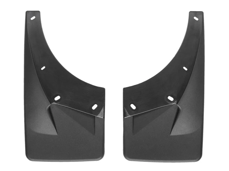 WeatherTech 07+ Chevrolet Avalanche No Drill Mudflaps - Black - Additional View 6