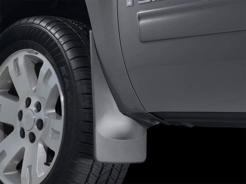 WeatherTech 07-13 GMC Sierra No Drill Mudflaps - Black - Additional View 5