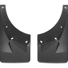 WeatherTech 00-06 Chevrolet Tahoe No Drill Mudflaps - Black - Back View