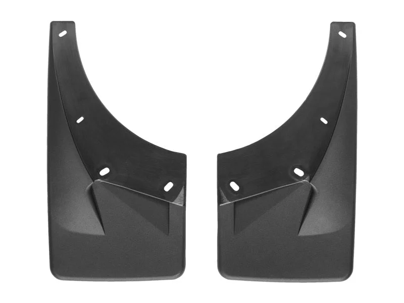WeatherTech 00-06 Chevrolet Tahoe No Drill Mudflaps - Black - Back View