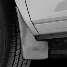 WeatherTech 09+ Dodge Ram 1500 No Drill Mudflaps - Black - Installation View