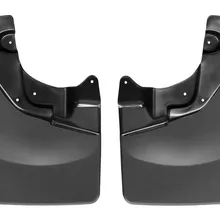 WeatherTech 05-13 Toyota Tacoma No Drill Mudflaps - Black - Installation View