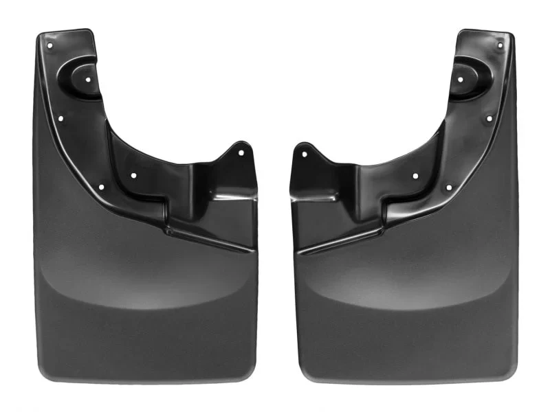 WeatherTech 05-13 Toyota Tacoma No Drill Mudflaps - Black - Installation View