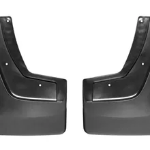 WeatherTech 14+ GMC Sierra/Sierra Denali No Drill Mudflaps - Black - Side View