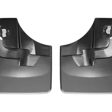 WeatherTech 2015 Ford F-150 w/ Fender Lip Molding No Drill Front Mudflaps - Side View