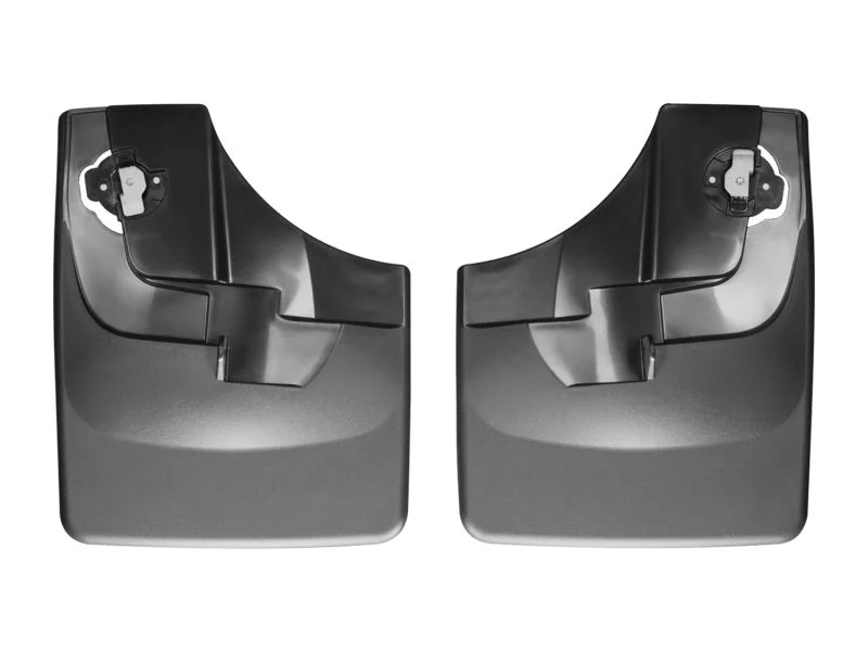 WeatherTech 2015 Ford F-150 w/ Fender Lip Molding No Drill Front Mudflaps - Side View