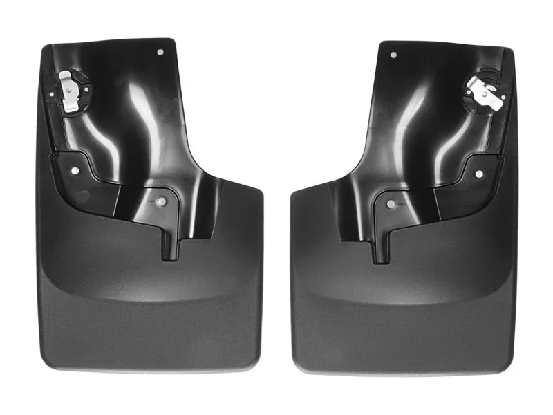 WeatherTech 2015 Chevrolet Colorado w/o Fender Flares No Drill Front Mudflaps - Back View