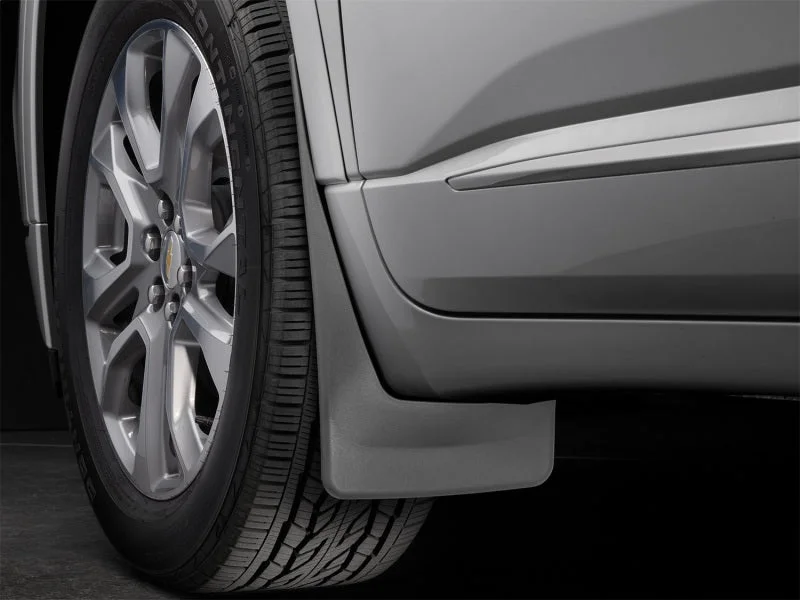 WeatherTech 2018+ Chevrolet Traverse No Drill Mudflaps - Black - Side View