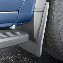 WeatherTech 2019+ GMC Sierra/Sierra Denali Front No Drill Mudflaps - Side View