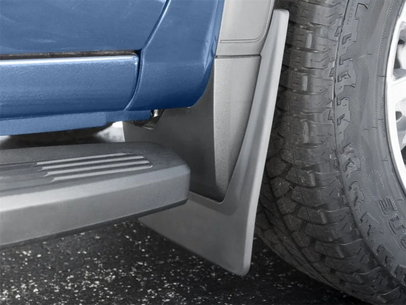 WeatherTech 2019+ GMC Sierra/Sierra Denali Front No Drill Mudflaps - Side View