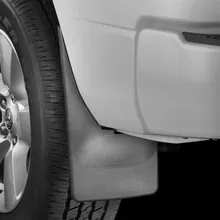 WeatherTech 09+ Dodge Ram 1500 No Drill Mudflaps - Black - Installation View
