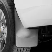 WeatherTech 15+ Chevrolet Tahoe (w/o Flares) No Drill Rear Mudflaps - Installation View