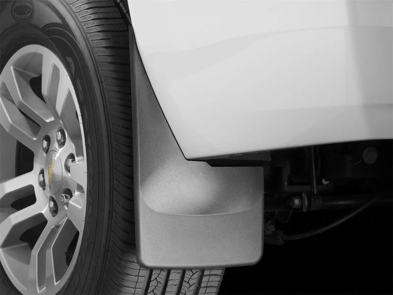 WeatherTech 15+ Chevrolet Tahoe (w/o Flares) No Drill Rear Mudflaps - Installation View