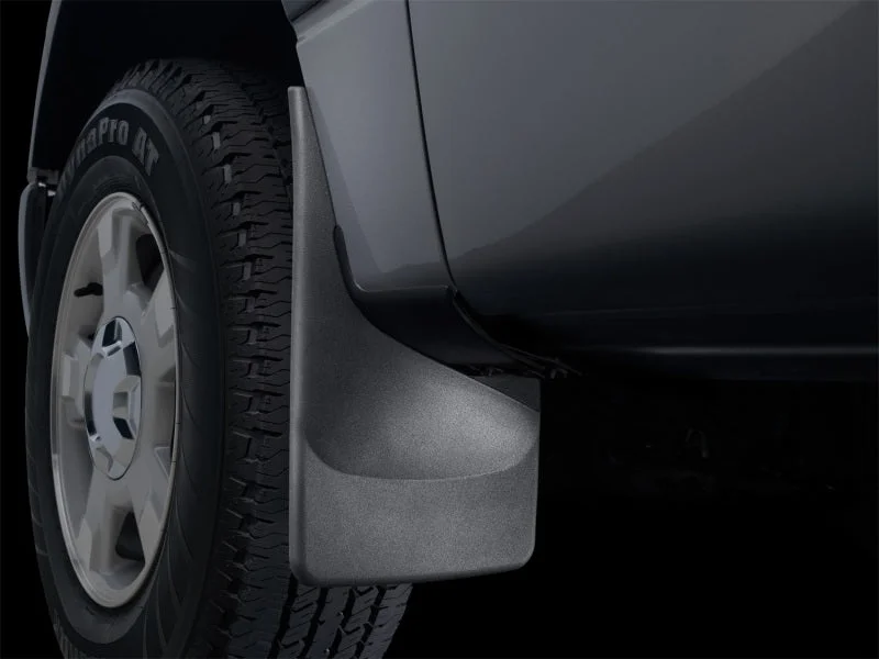 WeatherTech 14+ Ford Transit No Drill Rear Mudflaps (Will Not Fit Dually) - Side View
