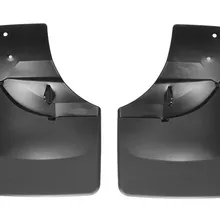 WeatherTech 14+ Ford Transit No Drill Rear Mudflaps (Will Not Fit Dually) - Back View