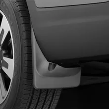 WeatherTech 17+ Honda Ridgeline No Drill Rear Mudflaps - Black - Side View