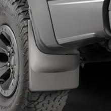 WeatherTech 2017+ Ford Raptor No Drill Mudflaps - Black - Side View