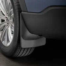 WeatherTech 20+ Ford Explorer Rear No Drill Mudflaps - Black - Side View