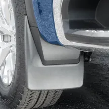 WeatherTech 2019+ GMC Sierra/Sierra Denali Rear No Drill Mudflaps - Side View