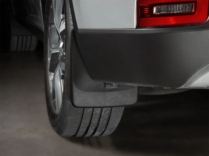 WeatherTech 2020+ Hyundai Palisade No Drill Mudflaps - Black - Side View