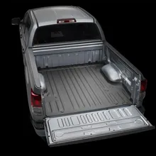 WeatherTech 07-13 Toyota Tundra TechLiner - Black - Back View